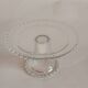 Glass cake dish