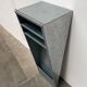 Étagère murale en métal postmoderne allemande de Radius Design, années 1980
