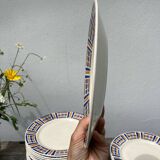 20 flat plates Rayures Badonviller
