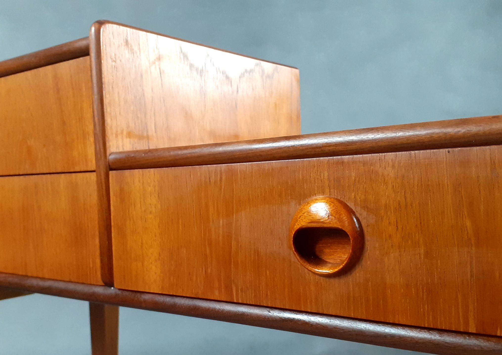 Teak Entrance Cabinet 3 Drawers By Talgø, Scandinavian Mid-Century 1960s