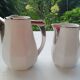 Pair of milk jug teapots