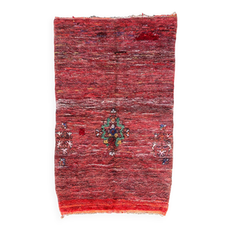 Moroccan rug Boujad red - 224 x 125 cm