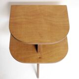 Wooden tripod bedside table