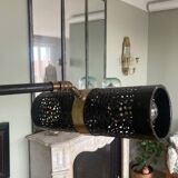 Metal gallows wall light