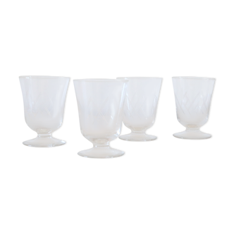 Ensemble de 4 verres à pied