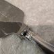 Christofle silver-plated metal cutting pie server with ribbons LXVI