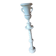Marble effect column and its lamp