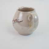 Pair of ceramic milk jugs signed La Roue Vallauris