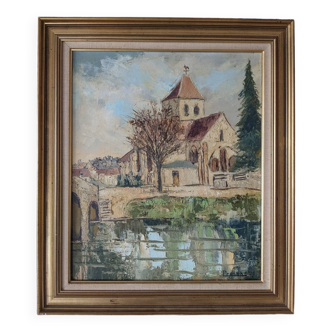 Oil on canvas Marcel Pressac