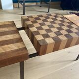 Table 50/60 wooden chess game of end