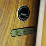 Danish sideboard by Arne Vodder for Sibast Danmark / Hifi music cabinet with Rio rosewood revolving doors