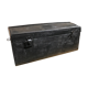 Black wooden trunk
