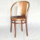 Armchair by Kohn N°143 around 1905 seat wood lamée