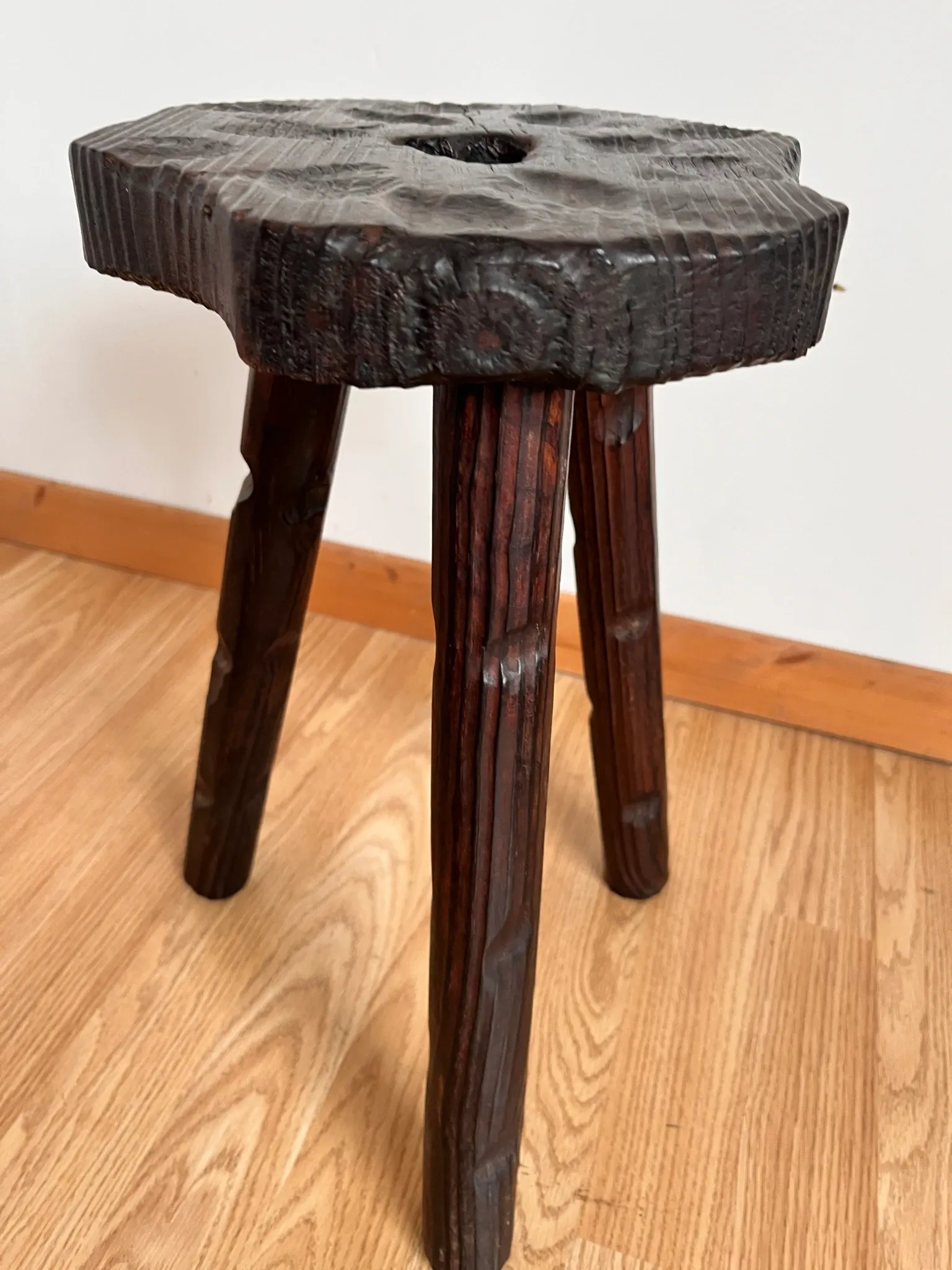 Vintage tripod stool
