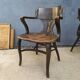 Paire de fauteuils américain