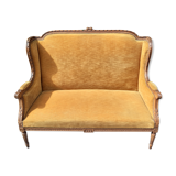 Banquette ancienne de style Louis XVI