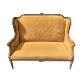 Banquette ancienne de style Louis XVI