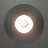 Vintage Danish White Pendant Lamp, 80s