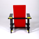 Armchair "Rouge Bleu" Bauhaus spirit, 1970s