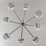 Chandelier in the style of the Italian creations of the 50's