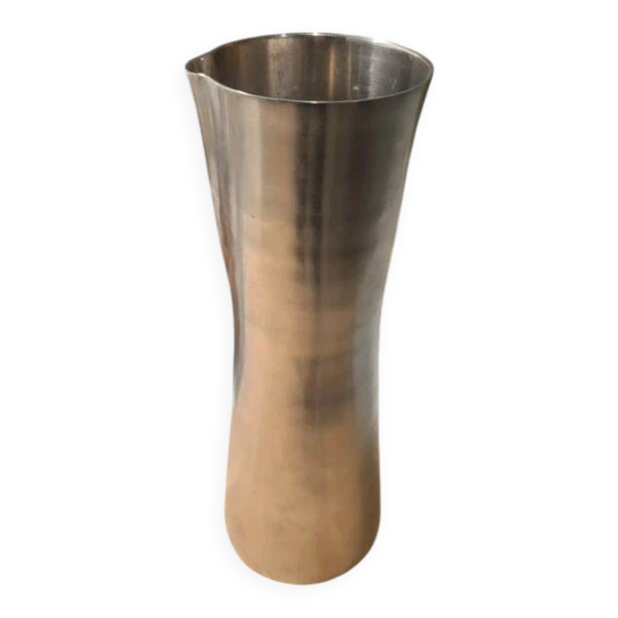 Large designer stainless steel vase