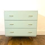 Vintage compass feet chest of drawers