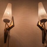 Pair of vintage appliques from Maison Arlus 60s