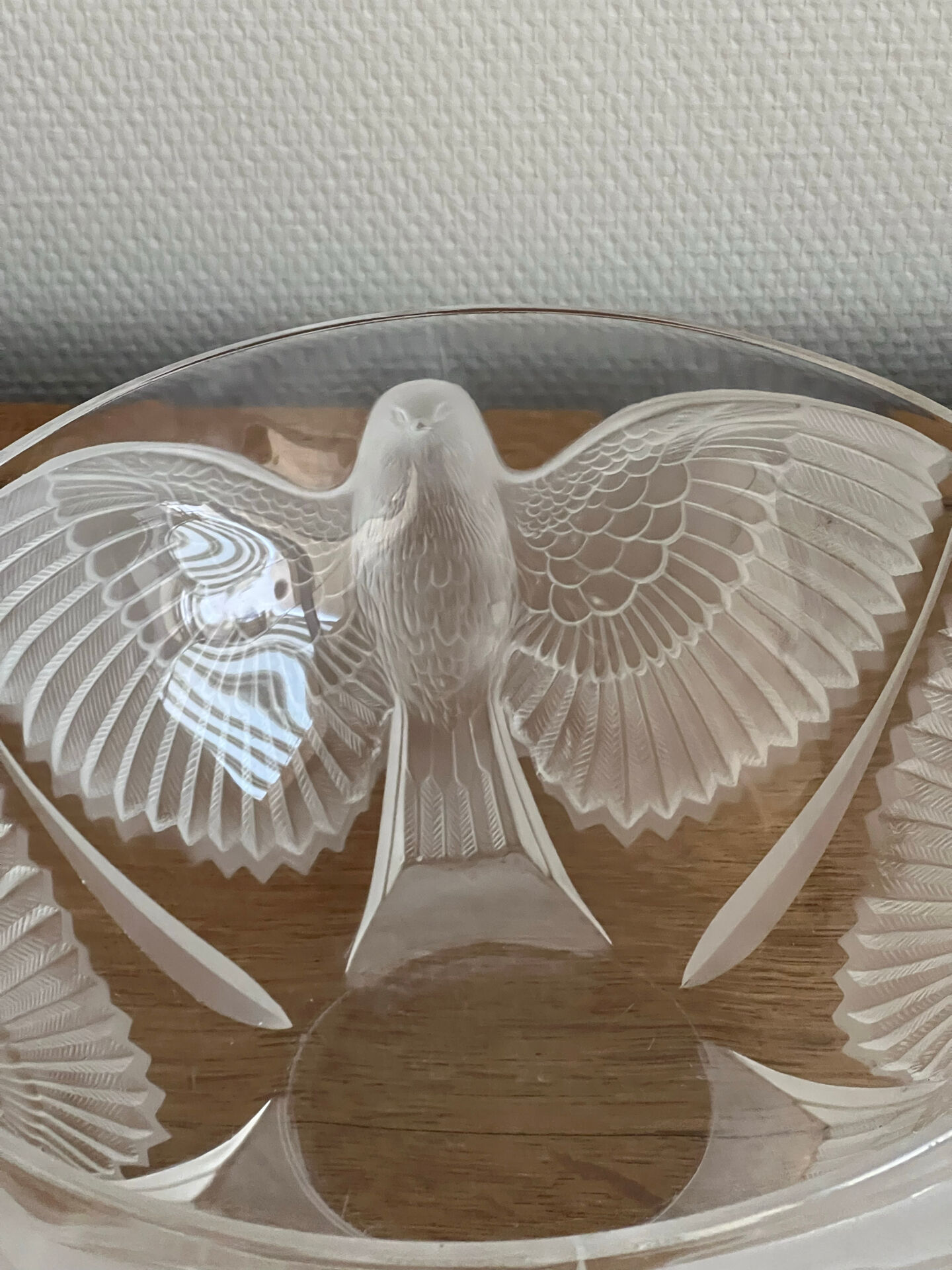 Crystal salad bowl JG Durand model Paloma