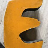 Beautiful letters in yellow from butchery