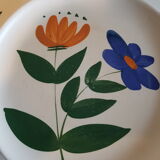 Lot de 3 assiettes poterie du Marais