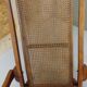 Fauteuil pliant canné