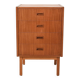 Scandinavian chest of drawers from the 1960s in mahogany