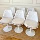 6 chaises tulipes