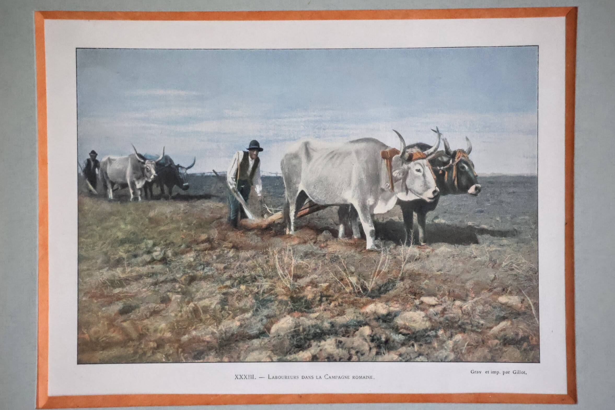 Original Gillot photogravure painting