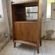 Meuble de rangement secrétaire chêne années 60