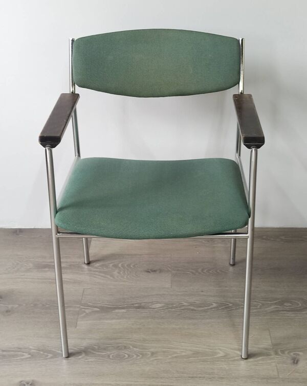 3 fauteuils verts vintage de Gijs Van Der Sluis