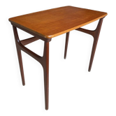Table d’appoint scandinave en teck vintage Suède années 60