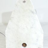 Art deco office lamp in chrome metal