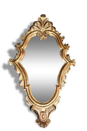 ancien miroir mural