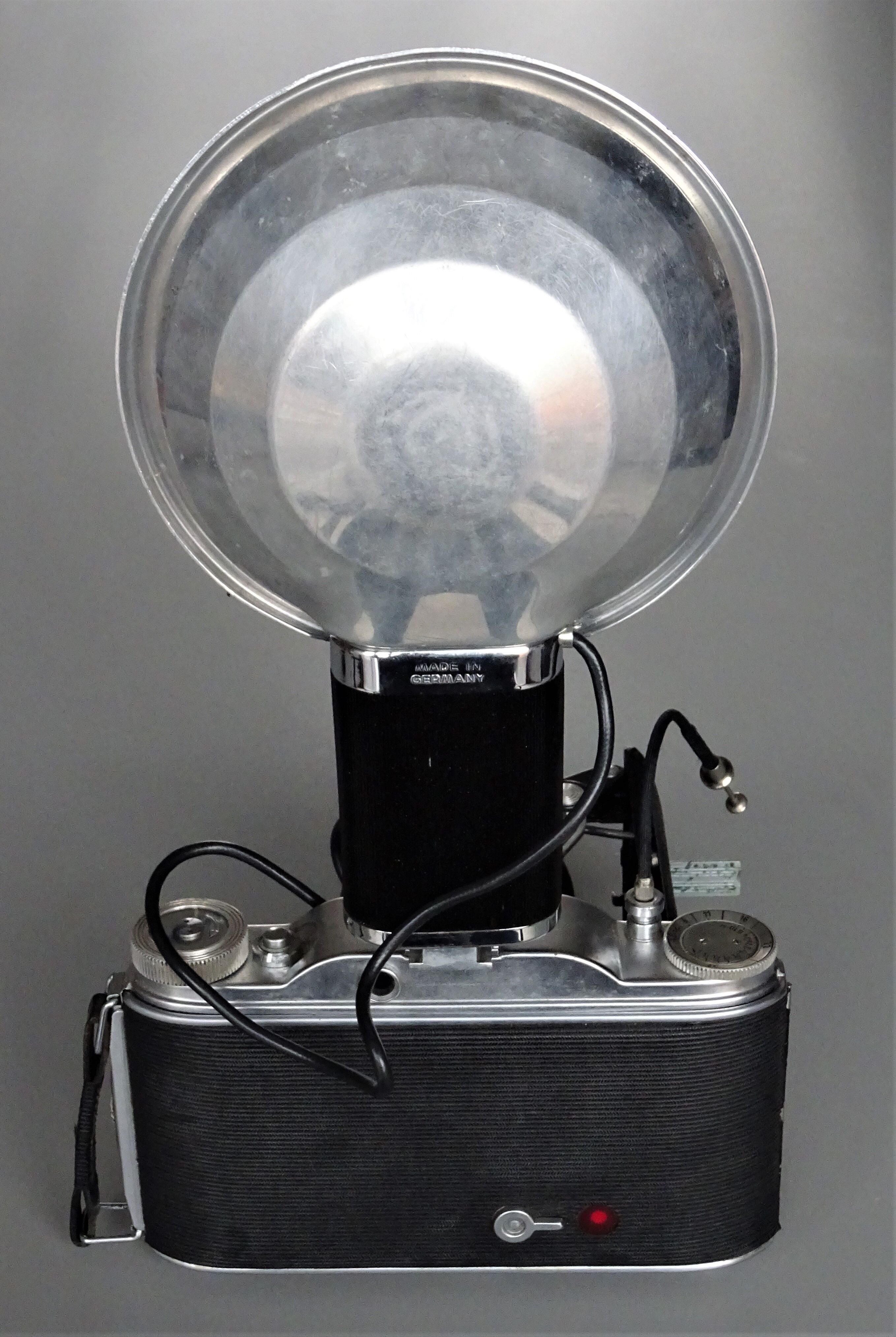 Vintage camera of reporters circa 1950