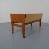 Rollable Chest of Drawers by Rud Thygesen & Johnny Sorensen for Hansen & Guldborg Furniture, Denmark, 1960s