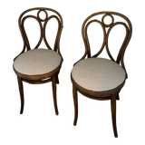 Pair of antique Thonet bistro chairs