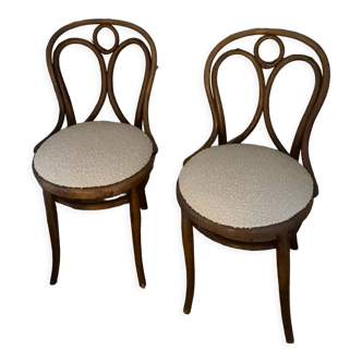 Pair of antique Thonet bistro chairs