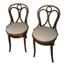 Pair of antique Thonet bistro chairs