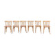 Light wood bistro chairs