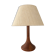 Large teak table lamp for Kirk.