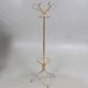 Vintage gold metal coat rack 1960