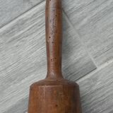 Wooden mortar and pestle