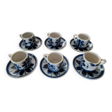 Porcelain coffee cups from Monte Sião (Brazil)