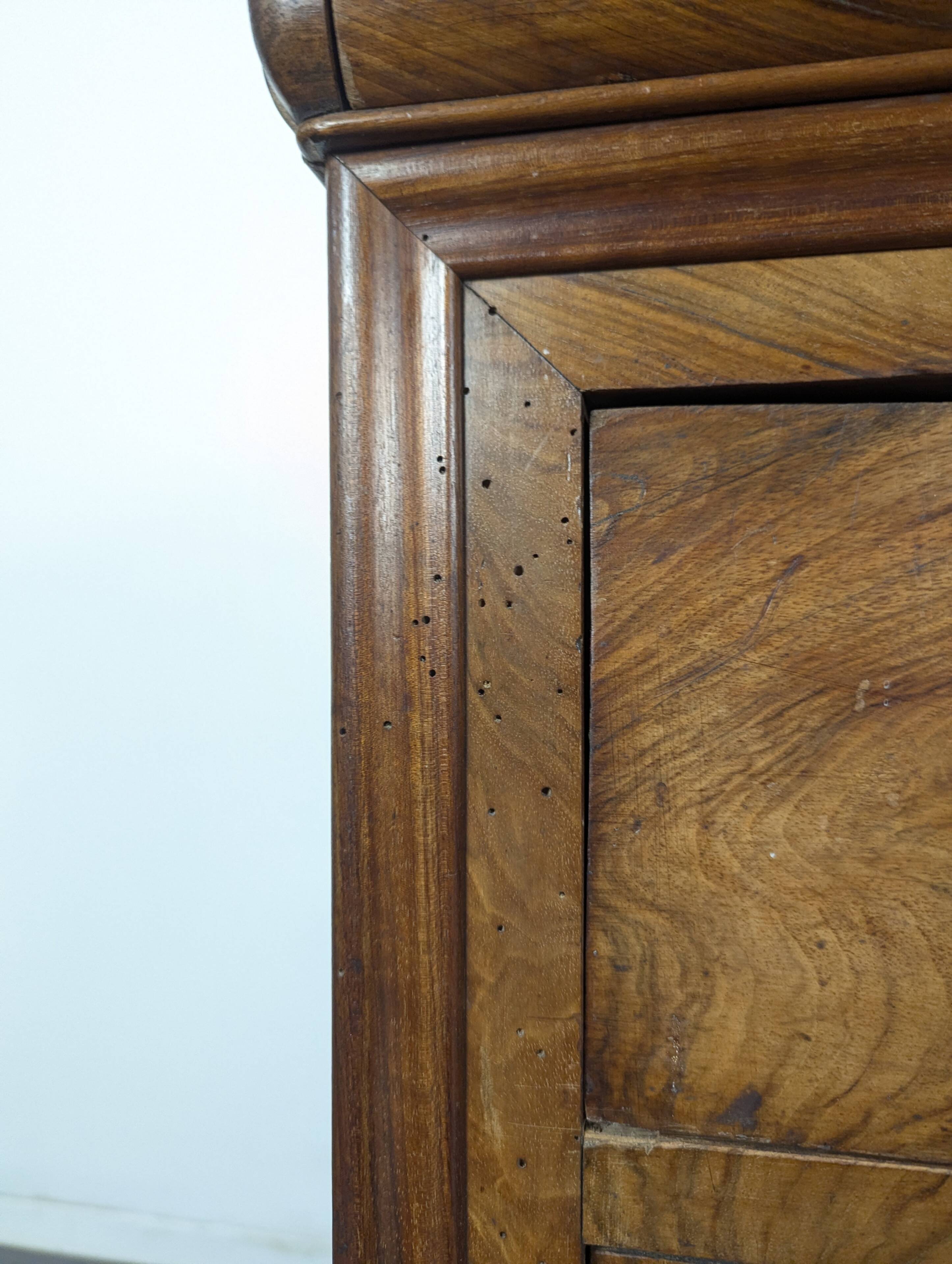 Flamed Mahogany Commode from the Louis Philippe period